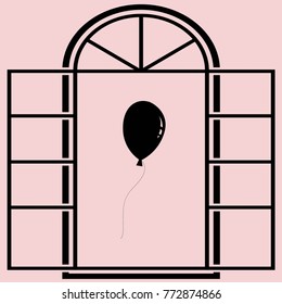 air balloon vector picture