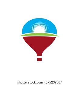 Air Balloon and View Logo
