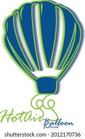 Air balloons flying vector art Balloon Festival
