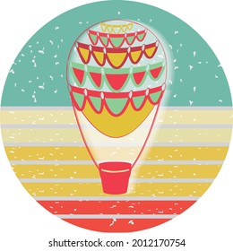 Air balloons flying vector art Balloon Festival