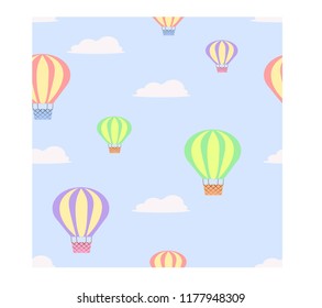 air balls, landscape, pattern