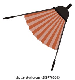 air belows flat clipart vector illustration