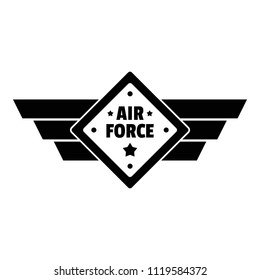 Air best force logo. Simple illustration of air best force vector logo for web design isolated on white background