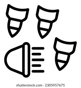 Air bomb icon outline vector. Care storage. War bunker