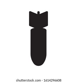 Air bomb vector icon isolated