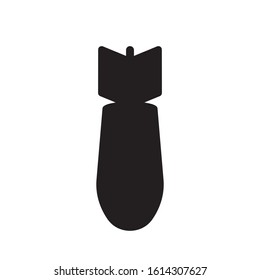 Air bomb vector icon isolated