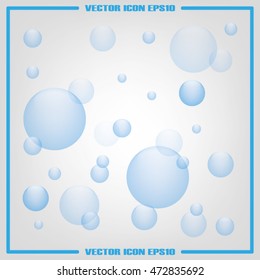 air bubbles icon vector illustration eps10.