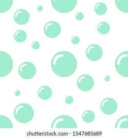 Air bubbles patern. Outline air bubbles patern vector patern for web design isolated on white background