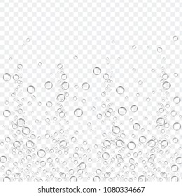 Air Bubbles Set Isolated On Transparent Stock Vector (Royalty Free ...