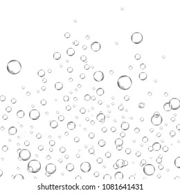 Air Bubbles Set Isolated On White Stock Vector (Royalty Free ...