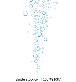 Air bubbles set isolated on white background. For web site,backdrop,texture and pattern template. Creative art concept, vector illustration, eps 10