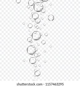 Air bubbles set isolated on transparent background. For web site,backdrop,texture and pattern template. Creative art concept, vector illustration, eps 10
