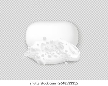 Air bubbles.Soap espuma ilustração vetor em um fundo transparente.