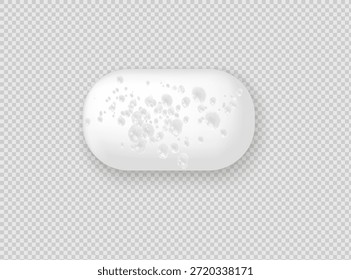 Air bubbles.Soap espuma ilustração vetor em um fundo transparente.