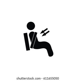 Air button dashboard flat icon