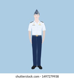 air cadet uniform isolated on background