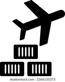 air cargo airplane plane airport air 8532