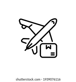 Air Cargo Icon In Vector. Logotype