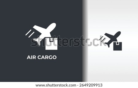 Air Cargo Vector, Icon Or Logo Sign Isolated Symbol Illustration
