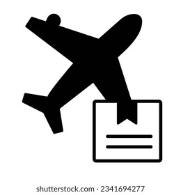 Air cargo Vector Icon which can easily modify

