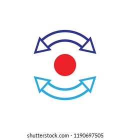 Air circulation logo