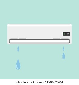 Air Cleaners. air conditioner vector. free space for text.