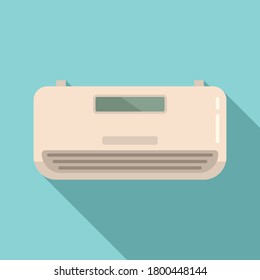 Air climate control icon. Flat illustration of air climate control vector icon for web design