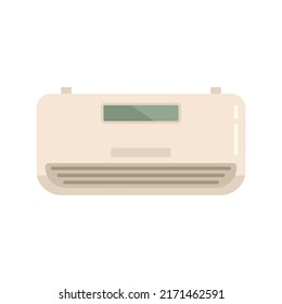 Air climate control icon. Flat illustration of air climate control vector icon isolated on white background