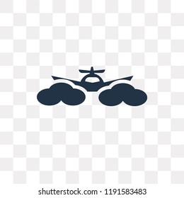 Air Company vector icon isolated on transparent background, Air Company transparency concept can be used web and mobile