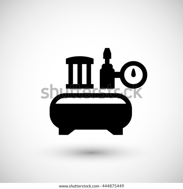 Air Compressor Icon Stock Vector (Royalty Free) 444875449