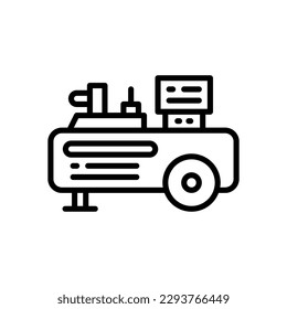 air compressor icon for your website, mobile, presentation, and logo design.