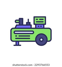 air compressor icon for your website, mobile, presentation, and logo design.