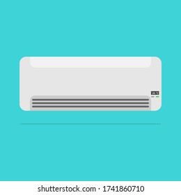air condition icon , cooling breeze blows cold , vector , illustrator.