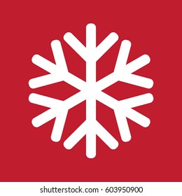 Air condition icon on red background