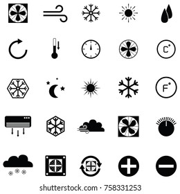 Air Condition Icon Set