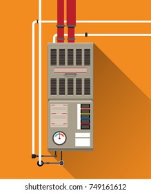Air condition system with tubes 4