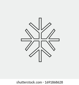 signo de ilustración de icono de vector de condición de aire
