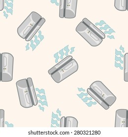 air conditioner , cartoon seamless pattern background