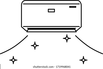 Air Conditioner Air Clean Air Clean Air Cleaning Illustration Icon