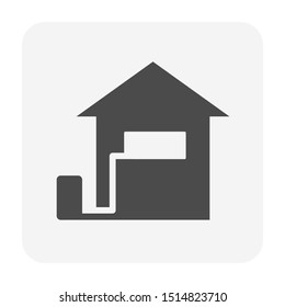 Air conditioner and air compressor icon design.