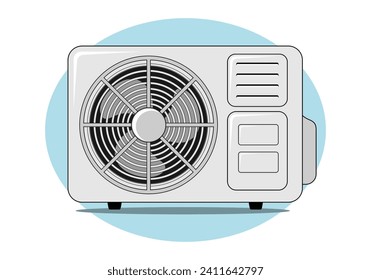 Air Conditioner Condenser Design Illustration vector eps format , suitable for your design needs, logo, illustration, animation, etc.