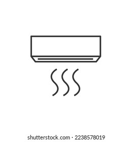 air conditioner cooling system vector icon