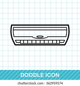 air conditioner doodle