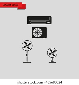 Air conditioner, fan.
