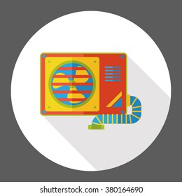 air conditioner flat icon