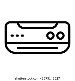 Air Conditioner Glyph Icon Design For Personal nad Commercial Use