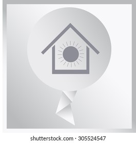 Air conditioner at home icon