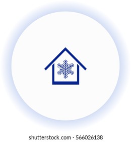 Air conditioner at home  icon. Vector design. 