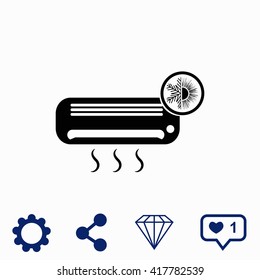 Air conditioner icon.