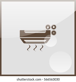 Air conditioner icon.